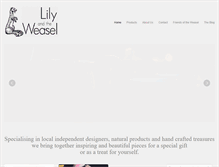 Tablet Screenshot of lilyandtheweasel.com.au